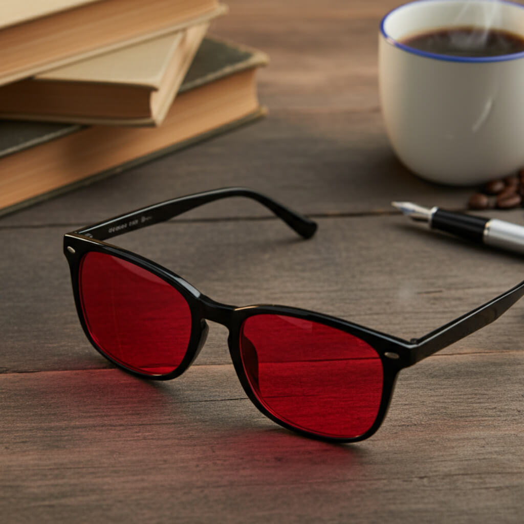 Červené brýle Lookszone dlouhodobá ochrana zraku